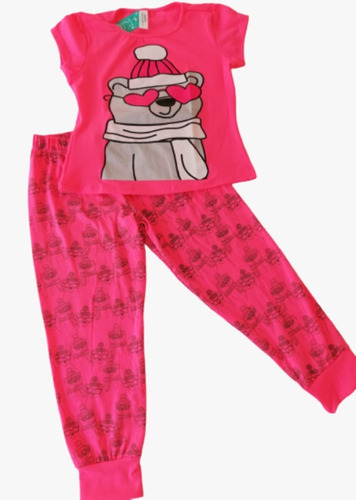 Pijama Pantalón Para Niña - Perrito Feliz - Talla 6