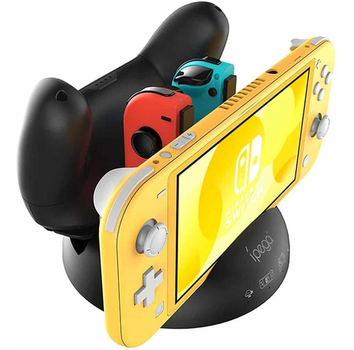 Base De Carga 4 En 1 Ipega, Para Controles N-switch/joy-con