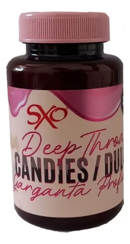 Lubricante Dulces Oral Deep Throat & Efecto Frio Hierbabuena Fresa