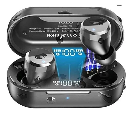 Tozo T12 Audifonos Inalámbricos Bluetooth Alta Fidelidad