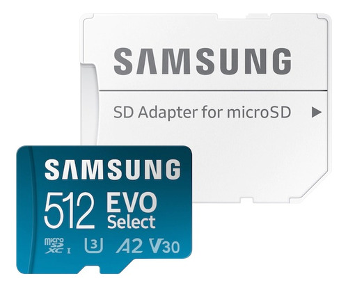 Microsd Samsung 512gb Evo Select