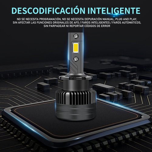 Par Faros Led Para Hid Xenón D2s/d2c/d2r 160w 24000lm 6000k