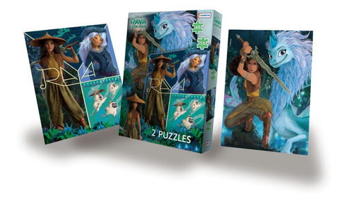 2 Puzzles 48 Y 56 Pzas Frozen 2 Rompecabezas Juego