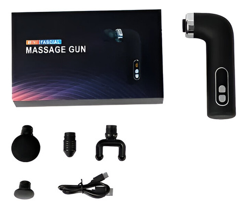 Masajeador Recargable Muscular Gun Varios Cabezales