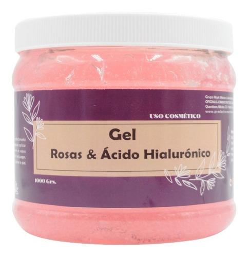 Gel De Rosas Con Ácido Hialurónico Anti-arrugas (1 Kilo)