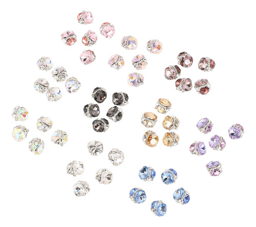 Diamantes De Imitación Para Decoración De Uñas, 50 Unidades,