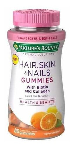 Hair, Skin & Nails Biotin 80 Gomas - Unidad a $738