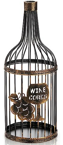 Porta Corchos Metálico Para Vino Zoofox