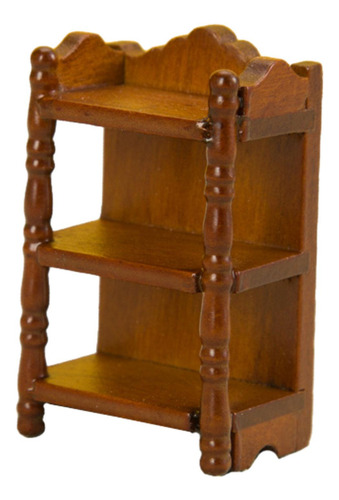 5 Estante De Almacenamiento De Madera En Miniatura Para Casa
