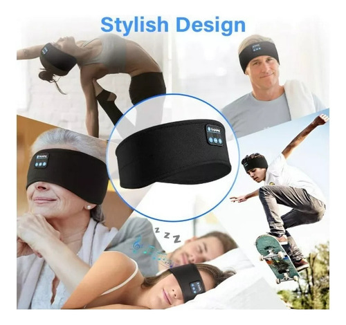 Audífonos Bluetooth, Diadema Deportiva, Máscara Para Ojos