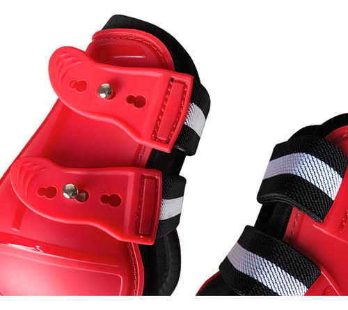 Conjunto De Botas Con Férulas Delantero + Trasero Rojo L
