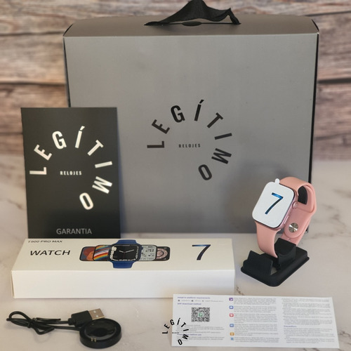 Imagen 3 de 10 de Smartwatch T900 Pro Max Rosa Original Versión 2022