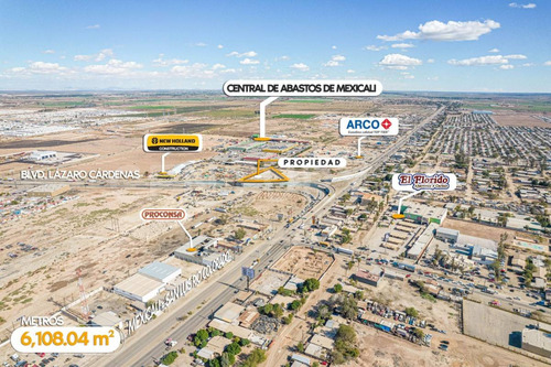 Terreno En Venta A Pie De Blvd Lazaro Cardenas En Mexicali, B.c.