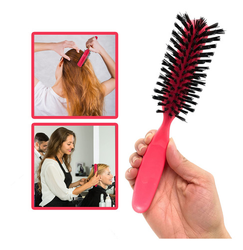 Styling Gear Cepillo Para Desenredar El Cabello Cerdas De Na