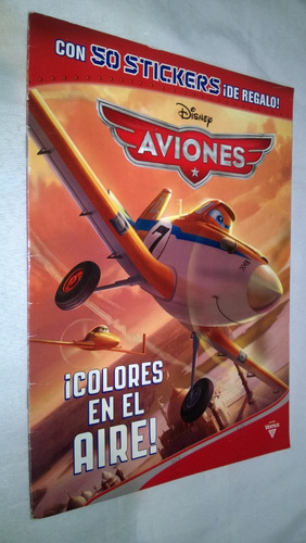 Colores En El Aire-sin Stickers-para Colorear Aviones-#34 (Usado)