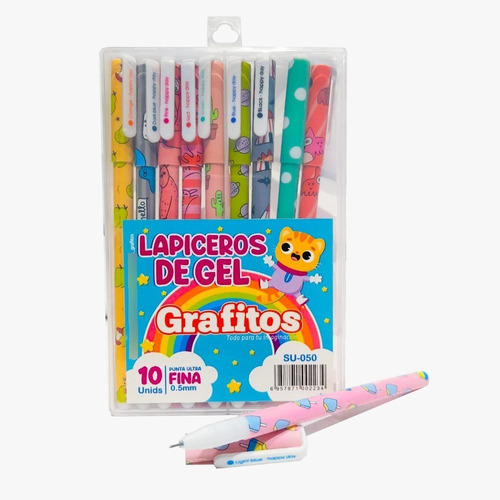 Lapiceros En Gel Grafitos X10