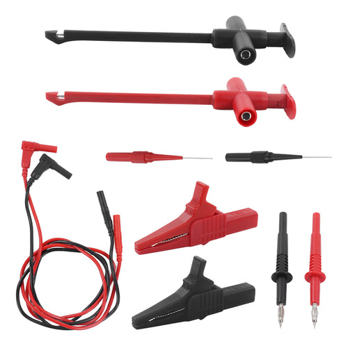 Kit De Cables De Prueba Para Multímetro Digital, Pinza, Mult