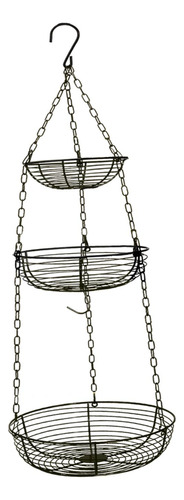 Cesta Colgante De 3 Niveles, Cesta De Frutas Multifuncional,