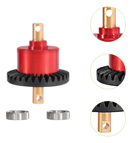 Rc Rc Rc Car Game De Diferencia 30t Rc Accesorios Rojo