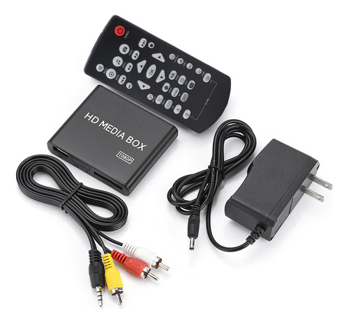 Leitor De Mídia 1080p Full Hd Mini Suporte Usb Mmc Rmvb Mp3