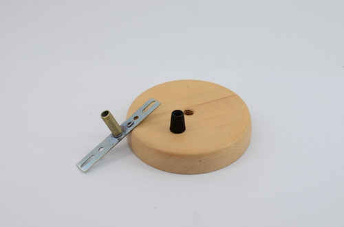 Imagen 2 de 8 de Floron Roseta Madera Lenga 12cm Mas Kit Agarre