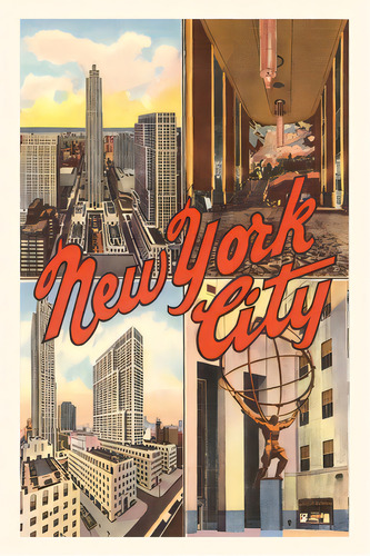 Vintage Journal Views Of New York City, De Found Image Press. Editorial Found Image Pr, Tapa Blanda En Inglés