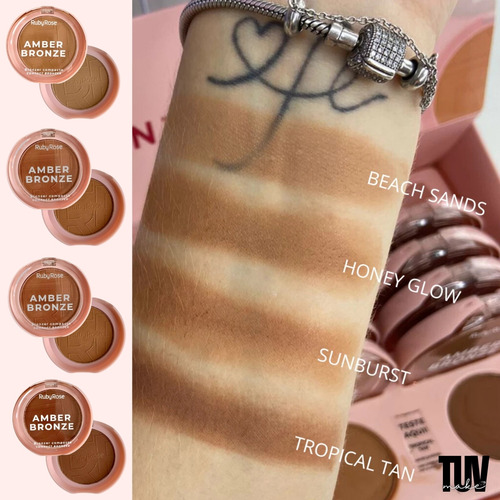 Bronzer Compacto Matte Sunburst Ruby Rose 7g Sunburst