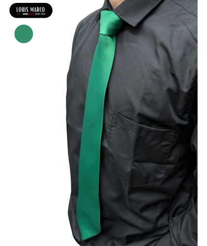 Corbata Lisa Basica Unisex 8 Cm Ancho Bandera Lisa 1.5 M