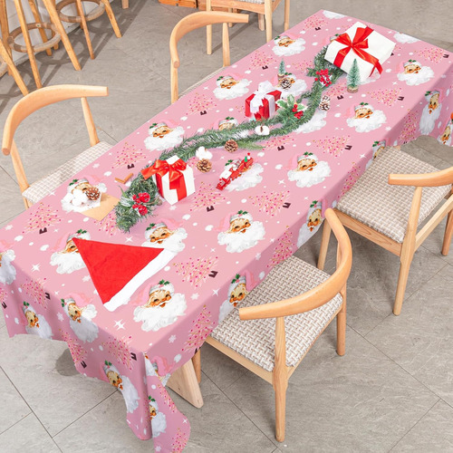 Manteles Para Fiestas Generic Rosa 264 Cm X 152 Cm