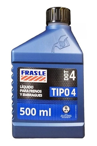 Liquido De Freno Dot4 Frasle Controil Tipo4 X500 Ml