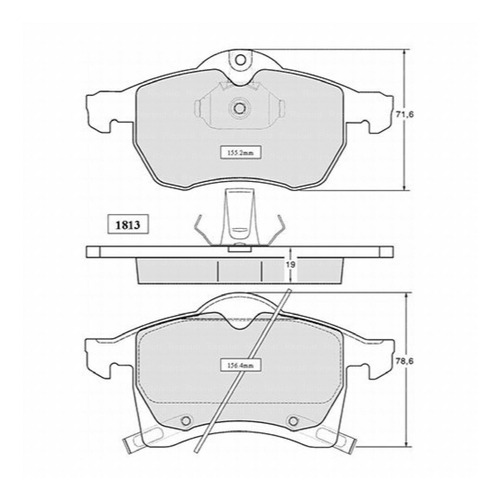 Pastillas Freno Chevrolet Astra Ii 2.0 2003 Sohc 8v