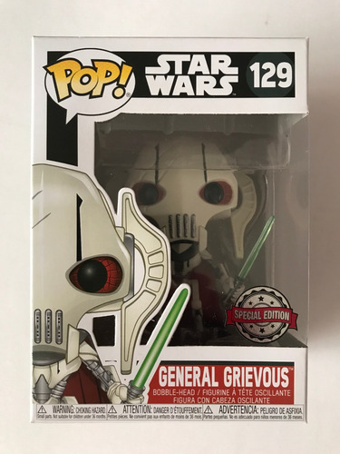 General Grievous Special Edition Star Wars Funko Pop 129 (Usado)