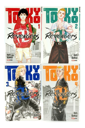 Tokyo Revengers 1, 2, 3 Y 4 Manga Panini Español Pack