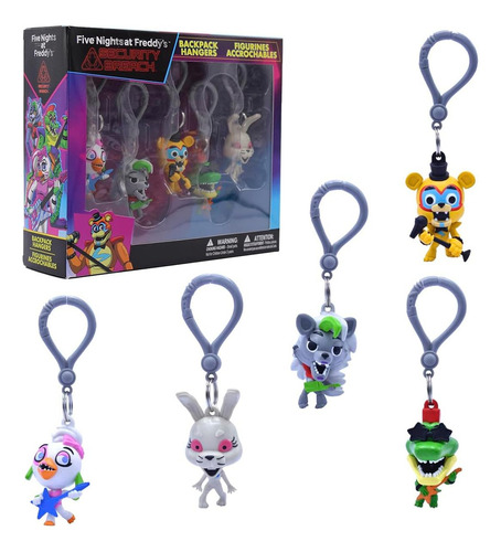 Five Nights At Freddy's Kit 5 Chaveiros Five Night At Freddy