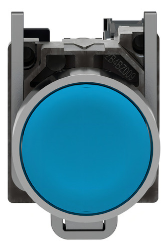 Xb4ba61 Push Button, Harmony Xb4, Metal, Flush, Blue, 22mm