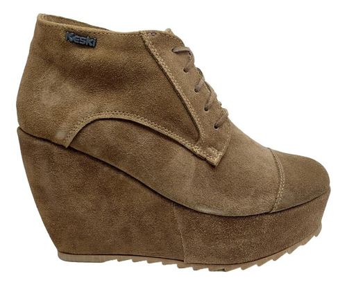 Bota Keski Mujer Plataforma Taco Chino