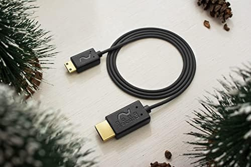 Cable Mini Hdmi De Velocidad Súper Extrema Y Delgada De Nano