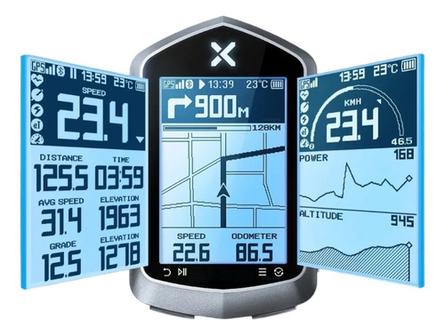  Ciclo Computador Gps Xoss Nav + Plus Vel Inalámbrica Odomet