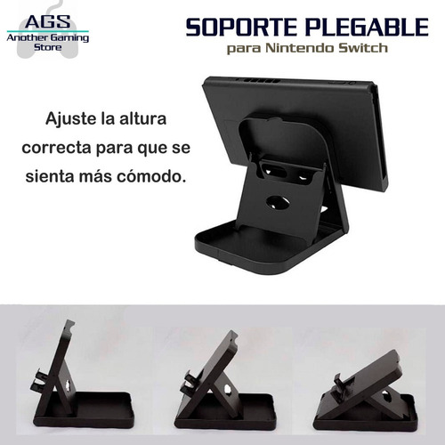 Imagen 3 de 6 de Soporte Stand Ajustable Para Nintendo Switch / Switch Lite