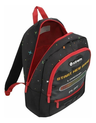 Mochila Escolar Primaria Gamer Xtrem By Samsonite Logan Negro Gamer