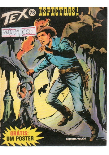 Imagem 1 de 2 de Tex 78 - 1ª Edicao - Sem Poster Vecchi Bonellihq Cx328 G21