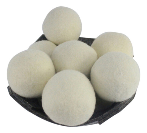 6pcs 7cm Eco Friendly Amaciador Bolas De Lã Secador De Roupa