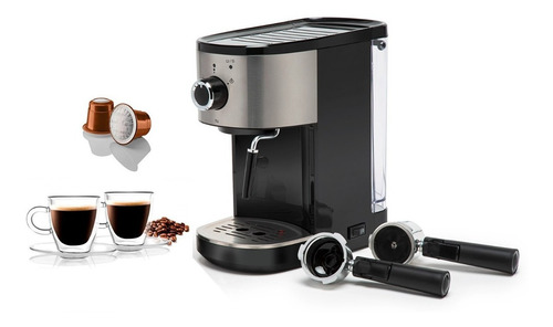 Cafetera 2 En 1 Espresso Y Capsulas Wurden Espresso20 1.2lt