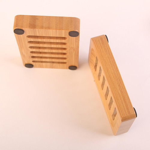Contenedor De Jabonera De Bambú, Caja De Jabón