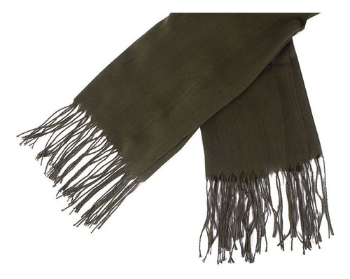 Bufanda pashmina, chal liso, a la moda, color azul claro, talla única