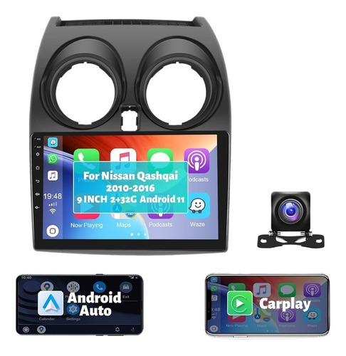 Estereo Nissan Qashqai 2006-2013 Android Carplay Gps 2+32g