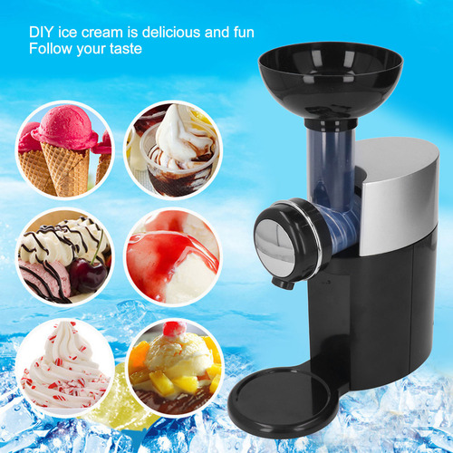 Máquina Para Hacer Postres Con Frutas Congeladas, Color Negr