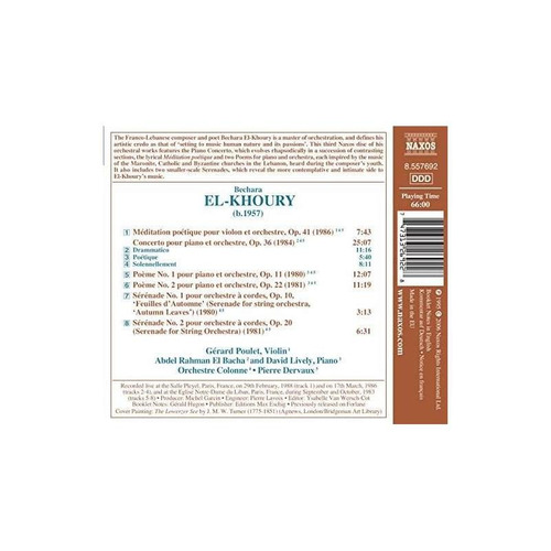 El-khoury/poulet/el Bacha/lively/dervaux Piano Concerto Cd
