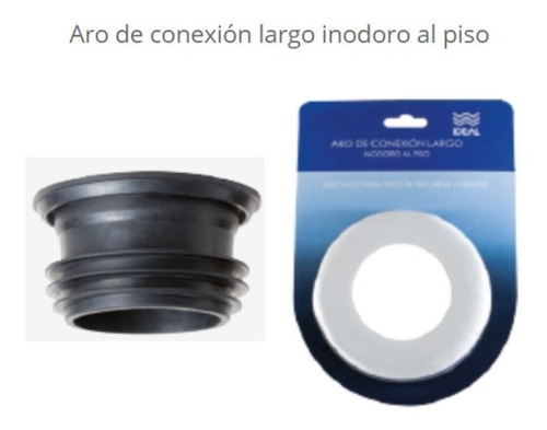 Aro Base Ideal 1580 De Conexión Largo Inodoro Al Piso