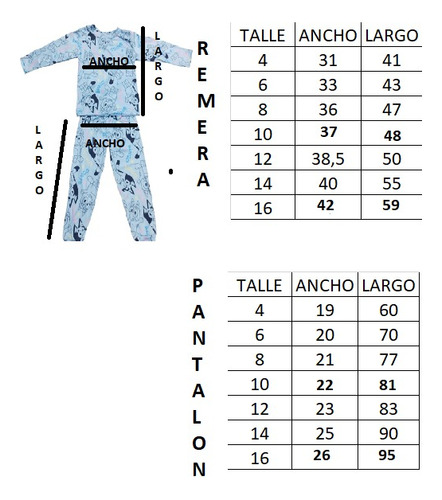 Pijama M/larga Personajes Princesas Heroes Tela Soft